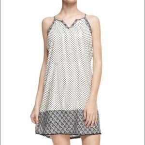 Skies are Blue Mai ivory black boho dress